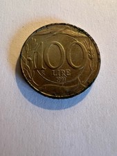Italienische 100 Lire Münze