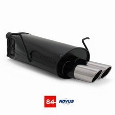 BMW E46 316i/318i Sportendschalldämpfer 2x76mm SR-Design