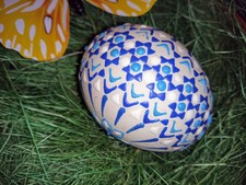 1 Hühnerei Osterei Handarbeit