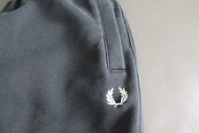 *FRED PERRY* Sweat-Jogginghose Gr. 12Y 152 Schwarz 100% dicke Baumwolle/Frottee