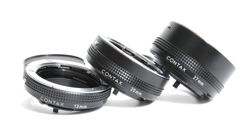 Contax extension tube set for - contax,