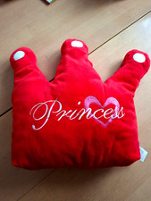 ROTES KUSCHELIG WEICHES KISSEN  -  "PRINCESS"-Kissen