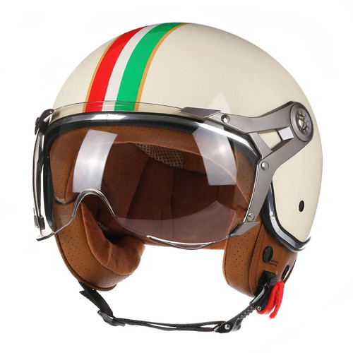 Motorradhelm jet vintage - motorradhelm,
