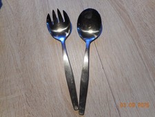 1x Salat-Besteck Edelstahl rostfrei aus Offizierskantine NVA