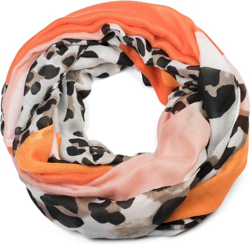 Damen loop schal - schal, leopard