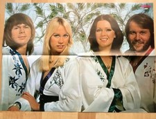 Poster ABBA - 58 x 42 cm - aus Magazin Schweden Rückseite auch Abba