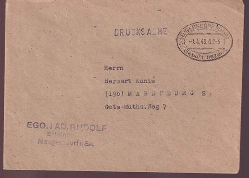 Gebühr bezahlt neugersdorf - bezahlt,,