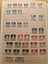 DDR Briefmarken Konvolut ca. 2800 Stück aus 1950er bis 1990 + 2 Lipsia-Kataloge 