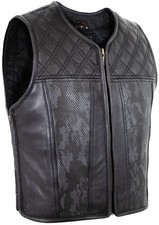 Biker Lederweste Herren