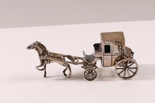 Silberfigur Silber 925 Kutsche