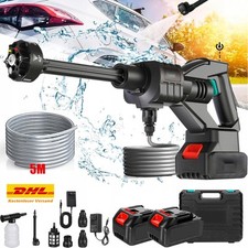 2Akku Kaltwasser Hochdruckreiniger Auto Mobiler Druckreiniger Akku Spritzpistole