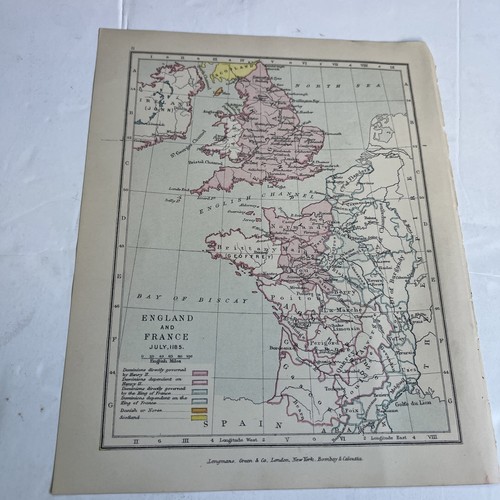 1914 karte von england - 1914, (druck)