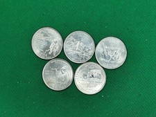 Lot 326 , 5 x Quarter Dollar USA, US Bundesstaaten , 25 Cent, 1/4 Dollar , 2002