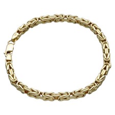 Königsarmband Armband Goldarmband 585er 14K ECHT GOLD 21cm 3mm NEUWERTIG