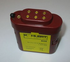 Kahlert 60897 Batteriebox mit Kappe für 3x1,5 Volt Batterien   *NEU/OVP*