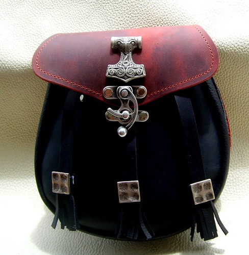 Sporran kilttasche neu leder - kilttasche,
