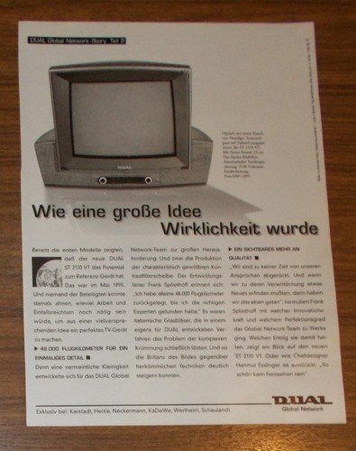 Seltene werbung vintage - vintage, dual