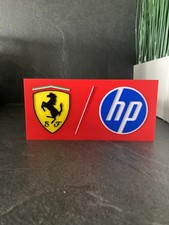 Ferrari HP 3D Logo, rot, 19cm