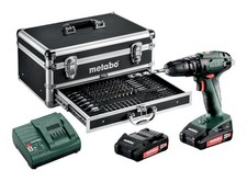 Metabo SB 18 Mobile Werkstatt Akku-Schlagbohrmaschine Set 2 x 2 Ah Li-Ion im...