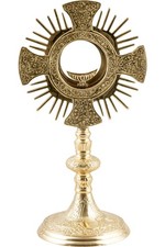 39cm monstranz messigng - monstranz,