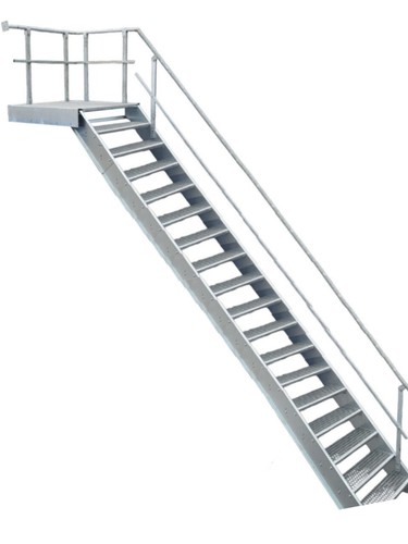 Stufen podest stahltreppe - 17,