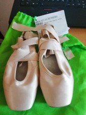 Gaynor Minden Spitzenschuhe 8W/4-521-33 mit satinbändern, gebraucht