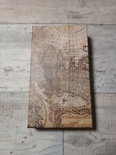 Schönes Kalligraphie Schreib-Set Weltkarte Geschenkbox Edel Feder Tinte Siegel