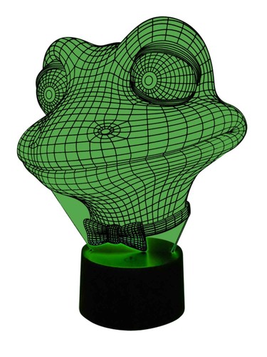 Originelle led lampe - 3d, led-lampe