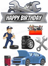 Auto Mechaniker Tortenbild