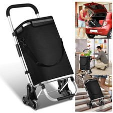 Einkaufstrolley 3+3 Radsystem klappbar Shopping Tasche Einkaufswagen 40 L Thermo