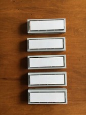 5x Türklingel Klingelplatte Klingeltaster Reihen Klingelknopf mit Leuchtmittel