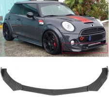 Für Mini Cooper S F56 MK3 Carbon Fiber Optik Spoilerschwert Frontspoiler Lippe