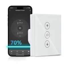 HEUXGIR Smart Jalousieschalter Wlan Rolladenschalter mit Prozentfunktion 1 Stk