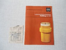 Benutzungsanleitung  Multiboy LZ 251 mit Kassenzettel  DDR  Zeit