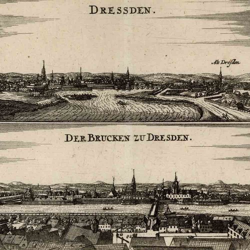 Dresden panorama wappen - dresden,
