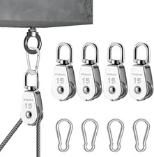 4 Stück M15 Umlenkrolle