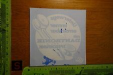 Alter Aufkleber Media Kommunikation Sprechfunk DANTRONIK (Scheibe)