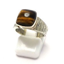 toller Tigerauge Vintage Ring