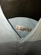 Louis's Collection Hemd blau Manschettenhemd