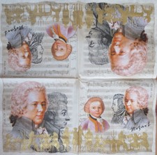 4 Servietten ~ Musik Konzert