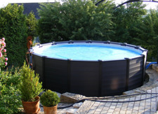 Ummantelung komplett alle Paneelen + Halter für INTEX GRAPHITE 4,78 x 1,24 Neu!!