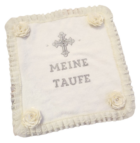 Tauftuch kerzentuch mit name - tauftuch, &