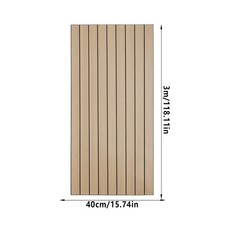 Tapete Holzoptik Braun 3D