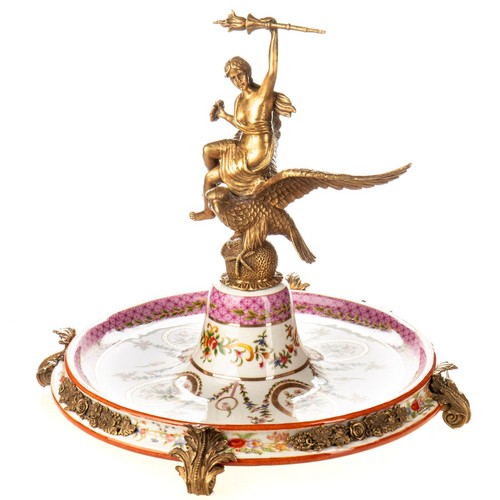 Porzellan mit bronze - porzellan,
