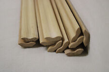 (a27)  10Stk 100cm Sockelleiste Hohlkehlleiste Buche lack 22x22mm Holzleisten