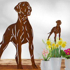 Rost- Edelstahlfigur Deutsche