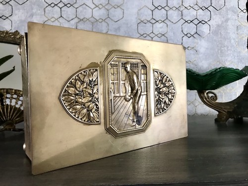 Antik wmf jugendstil messing - jugendstil,