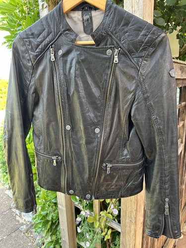 Gipsy damen leder bikerjacke - leder,