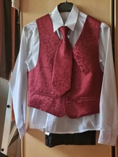 jungen anzug festlich(Hose, Hemd, Weste , Grawatte ) Gr.12 neuwertig