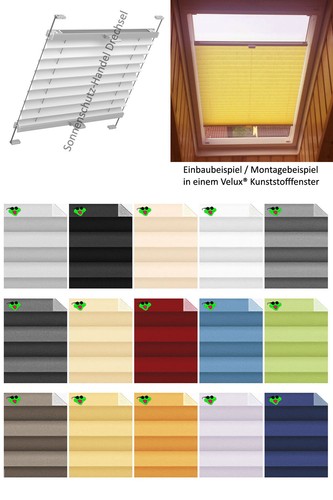 Plissee für velux - plissee, velux®